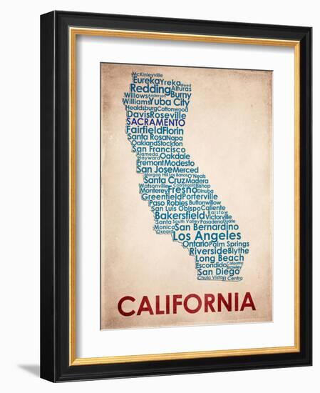 California-null-Framed Art Print