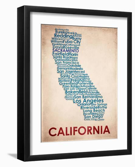 California-null-Framed Art Print