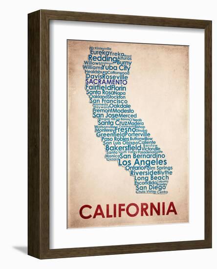 California-null-Framed Art Print