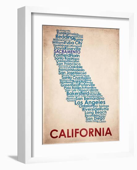 California-null-Framed Art Print