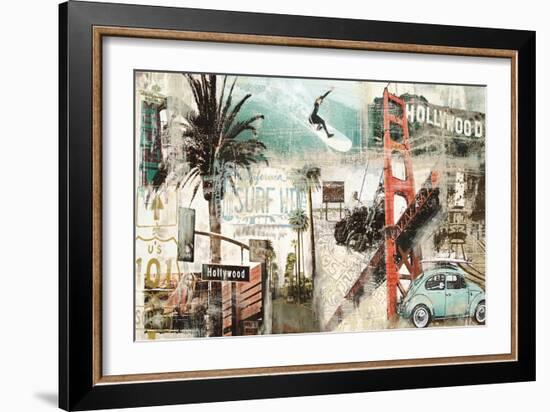 California-Tyler Burke-Framed Art Print