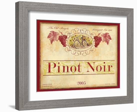 Californian Pinot Noir-Devon Ross-Framed Art Print