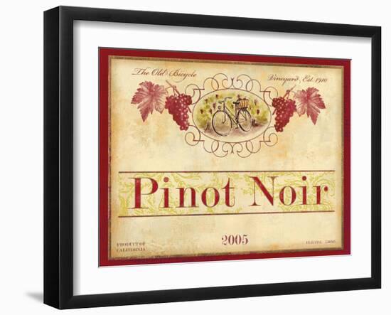 Californian Pinot Noir-Devon Ross-Framed Art Print