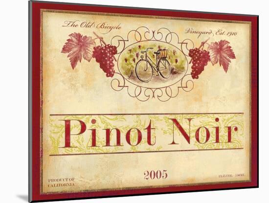 Californian Pinot Noir-Devon Ross-Mounted Art Print