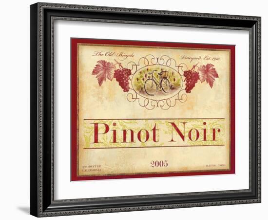 Californian Pinot Noir-Devon Ross-Framed Art Print