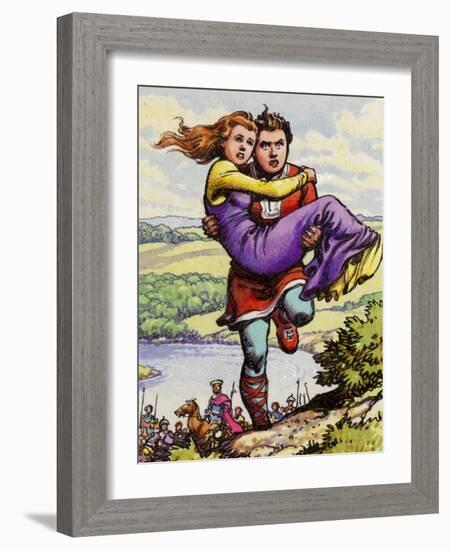 Caliste and Raoul-Pat Nicolle-Framed Giclee Print