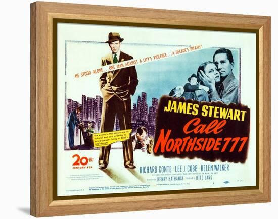 Call Northside 777-null-Framed Stretched Canvas