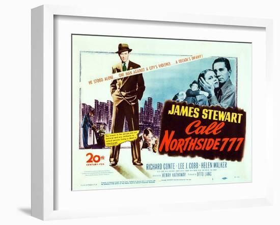 Call Northside 777-null-Framed Art Print