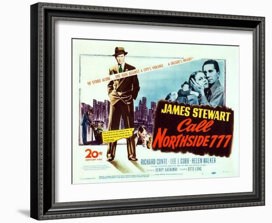 Call Northside 777-null-Framed Art Print