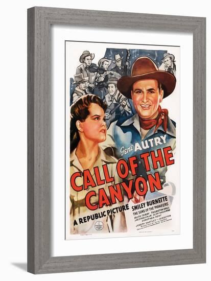 Call of the Canyon, Ruth Terry, Gene Autry, 1942-null-Framed Art Print