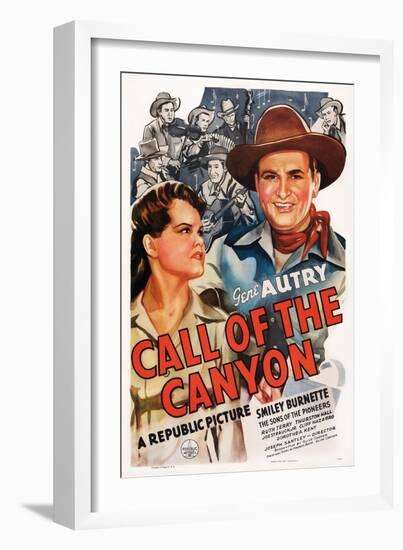 Call of the Canyon, Ruth Terry, Gene Autry, 1942-null-Framed Art Print