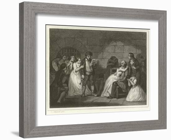 Call of the Convicted-Alfred Johannot-Framed Giclee Print