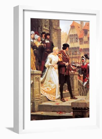 Call to Arms-Edmund Blair Leighton-Framed Art Print