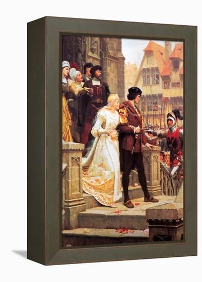 Call to Arms-Edmund Blair Leighton-Framed Stretched Canvas
