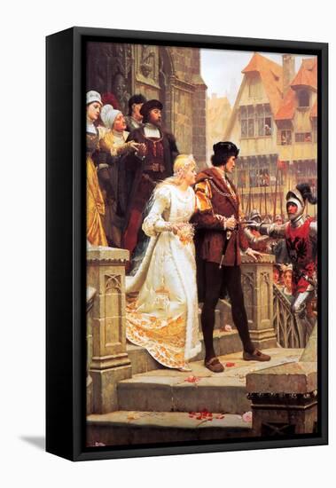 Call to Arms-Edmund Blair Leighton-Framed Stretched Canvas