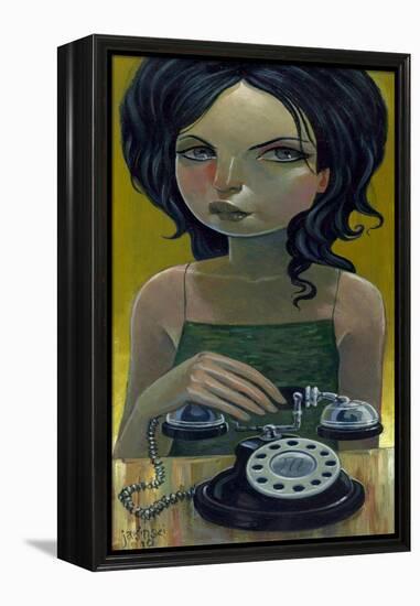 Call Waiting-Aaron Jasinski-Framed Stretched Canvas