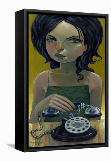 Call Waiting-Aaron Jasinski-Framed Stretched Canvas