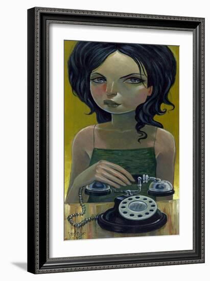 Call Waiting-Aaron Jasinski-Framed Art Print