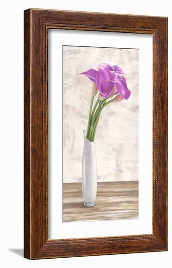 Calla Arrangemet-Shin Mills-Framed Art Print