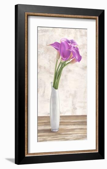 Calla Arrangemet-Shin Mills-Framed Art Print