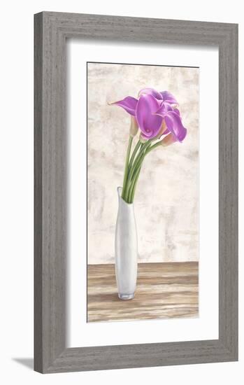 Calla Arrangemet-Shin Mills-Framed Art Print