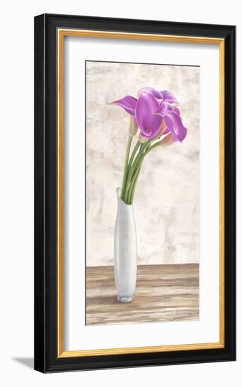 Calla Arrangemet-Shin Mills-Framed Art Print