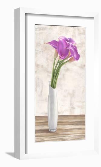 Calla Arrangemet-Shin Mills-Framed Art Print