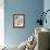Calla Blue Brown 1-Albert Koetsier-Framed Art Print displayed on a wall