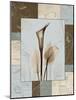 Calla Blue Brown 1-Albert Koetsier-Mounted Art Print