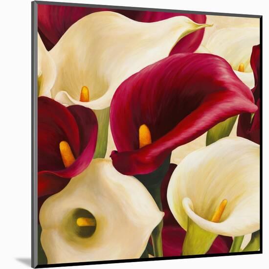 Calla Composition II-Serena Biffi-Mounted Art Print