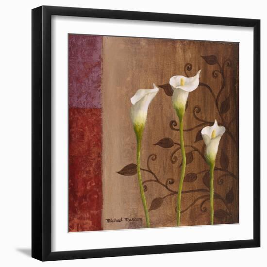 Calla Lilies I-Michael Marcon-Framed Art Print