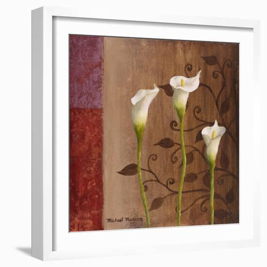 Calla Lilies I-Michael Marcon-Framed Art Print