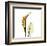 Calla Lilly in Gold-Albert Koetsier-Framed Art Print