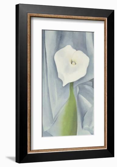 Calla Lily on Grey, 1928-Georgia O'Keeffe-Framed Art Print