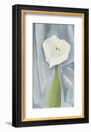 Calla Lily on Grey, 1928-Georgia O'Keeffe-Framed Art Print