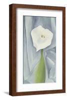Calla Lily on Grey, 1928-Georgia O'Keeffe-Framed Art Print