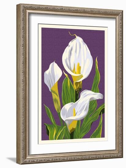 Calla Lily-Lantern Press-Framed Art Print