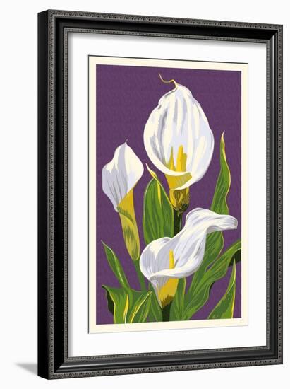 Calla Lily-Lantern Press-Framed Art Print