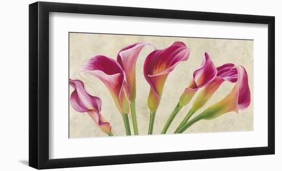 Calla Parade-Luca Villa-Framed Art Print