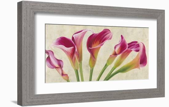 Calla Parade-Luca Villa-Framed Art Print