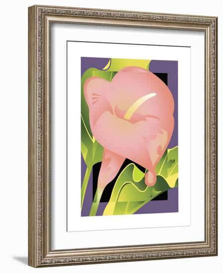 Calla Pink-David Chestnutt-Framed Giclee Print