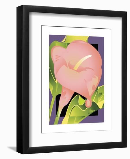 Calla Pink-David Chestnutt-Framed Giclee Print