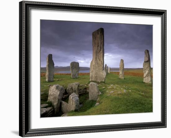 Callanish Standing Stones, Isle of Lewis, Outer Hebrides, Scotland-Patrick Dieudonne-Framed Photographic Print