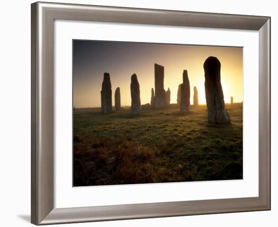 Callanish Standing Stones, Isle of Lewis, Outer Hebrides, Scotland-Patrick Dieudonne-Framed Photographic Print