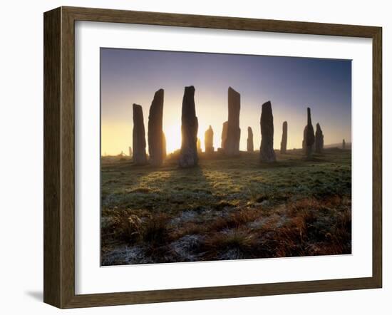 Callanish Standing Stones, Isle of Lewis, Outer Hebrides, Scotland-Patrick Dieudonne-Framed Photographic Print