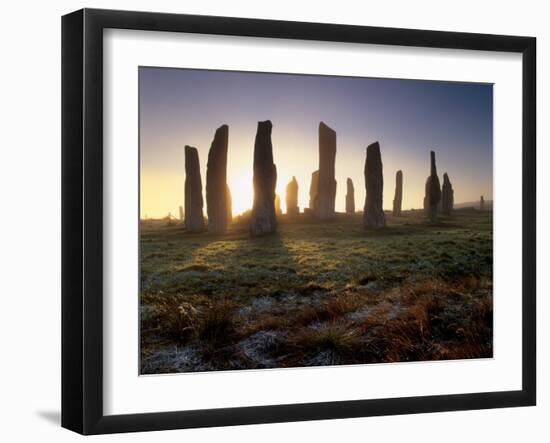 Callanish Standing Stones, Isle of Lewis, Outer Hebrides, Scotland-Patrick Dieudonne-Framed Photographic Print