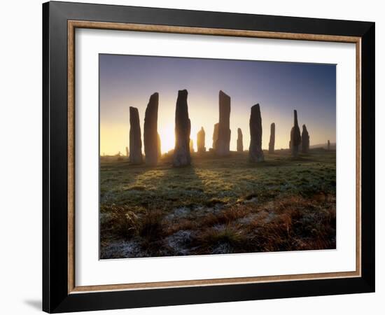 Callanish Standing Stones, Isle of Lewis, Outer Hebrides, Scotland-Patrick Dieudonne-Framed Photographic Print