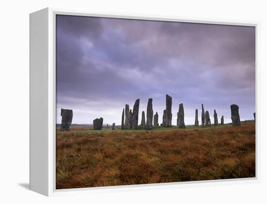 Callanish Standing Stones, Isle of Lewis, Outer Hebrides, Scotland-Patrick Dieudonne-Framed Premier Image Canvas
