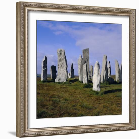 Callanish Standing Stones, Lewis, Outer Hebrides, Scotland, UK, Europe-Michael Jenner-Framed Photographic Print