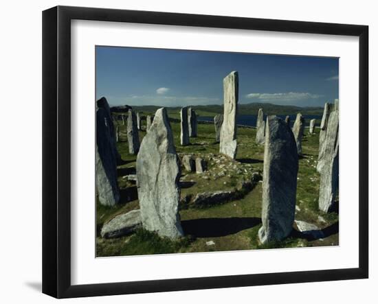 Callanish Standing Stones, Lewis, Outer Hebrides, Scotland, United Kingdom, Europe-Woolfitt Adam-Framed Photographic Print